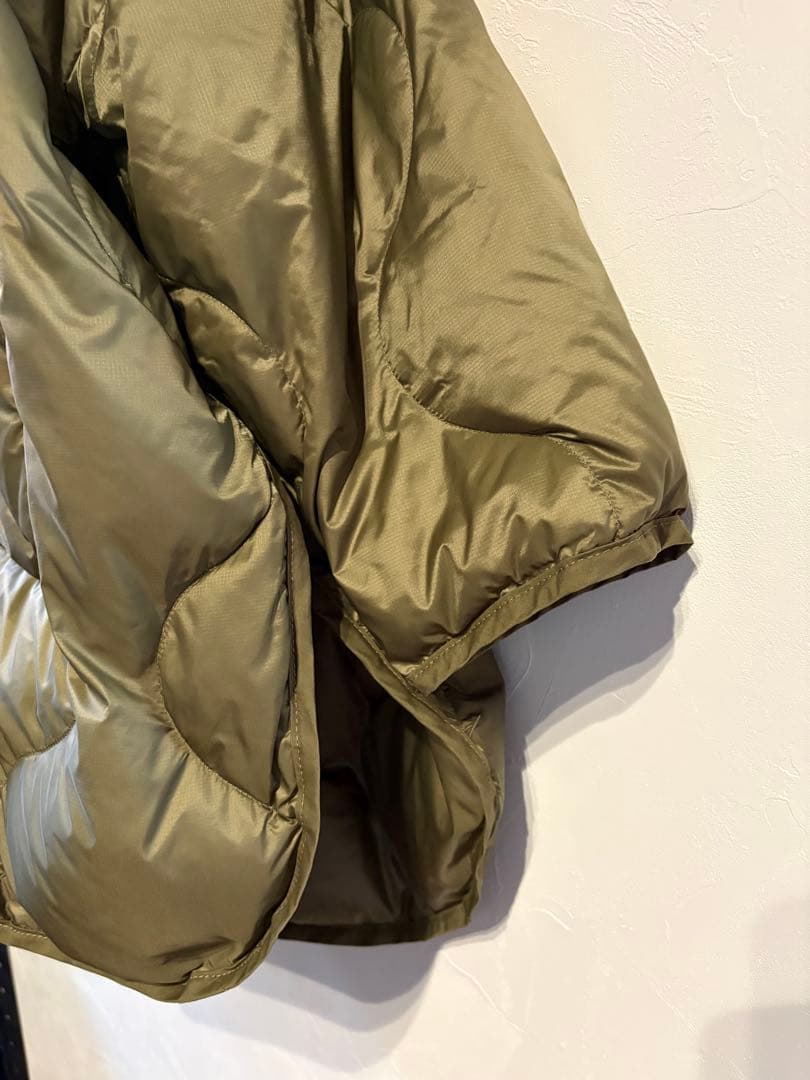 ソラモナポッシェ ライナーキルトジャケット ダウンジャケット ミリタリーグリーン