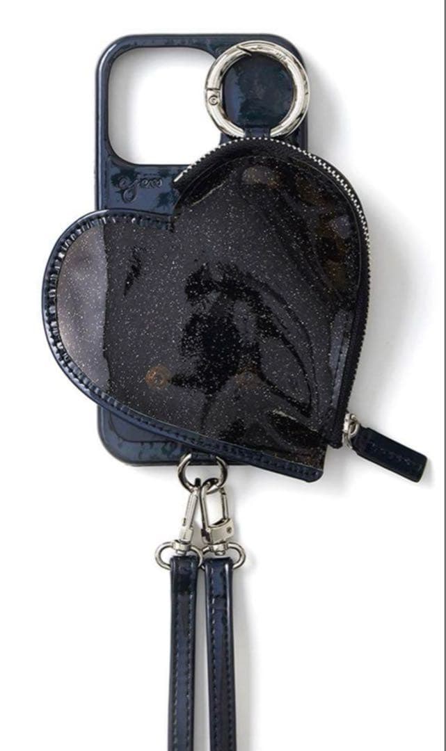 iPhoneアクセサリー ajew PVC heart planet pocket