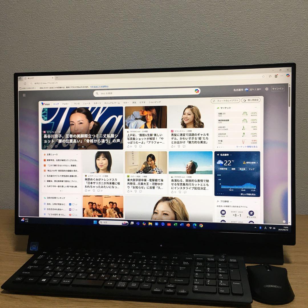 NEC LAVIE Win11 23.8'モニター 一体型 地デジ デスクトップ