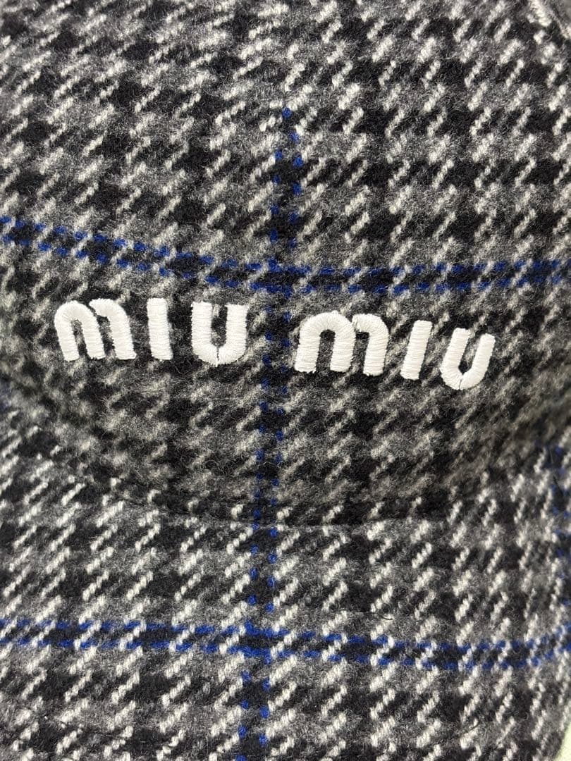 chocolate 様 ★新品★Miumiuキャップミュウミュウ