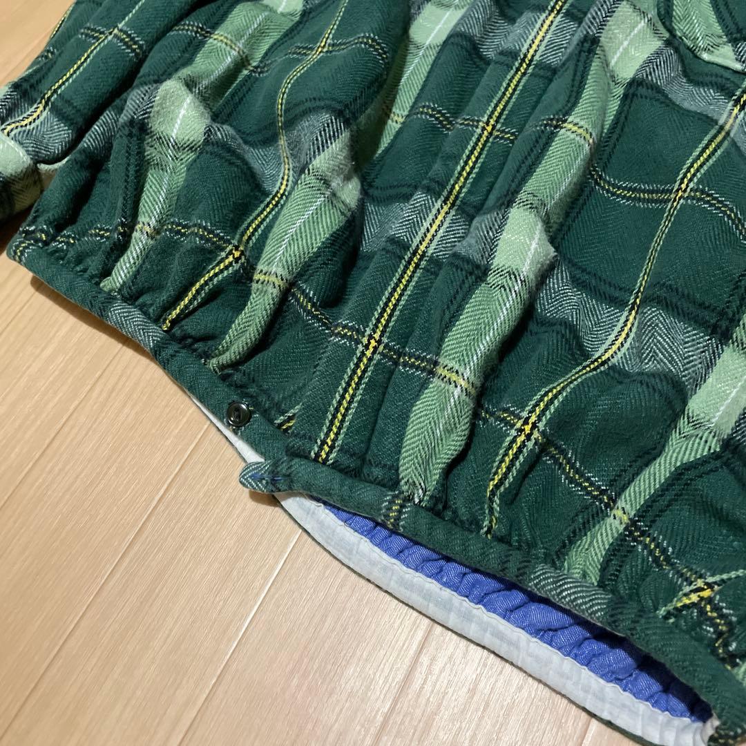 キャピタル KAPITAL ヘビーネル 二重 ネルシャツ ブルゾン 2 グリーン