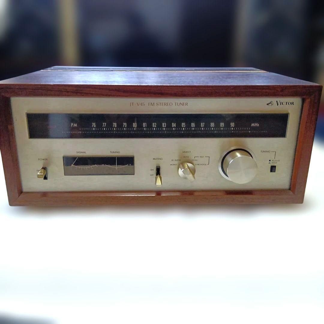 キャビネット付　Victor JT-V6 FMステレオチューナー