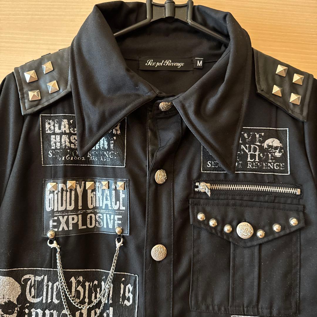 【最終値下げ】Sex Pot Revenge ブラック　シャツジャケット 美品