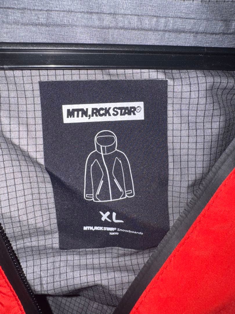 24-25モデル MTN ROCKSTAR スノーボードジャケット トマト
