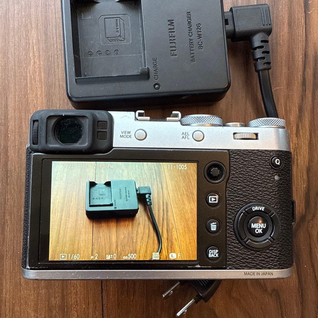 【ジャンク品】FUJIFILM X100F シルバー