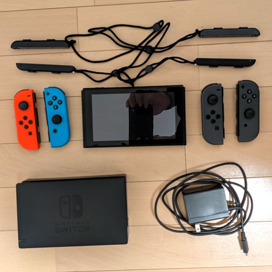 Nintendo Switchセット（本体、周辺機器、ソフト6本）