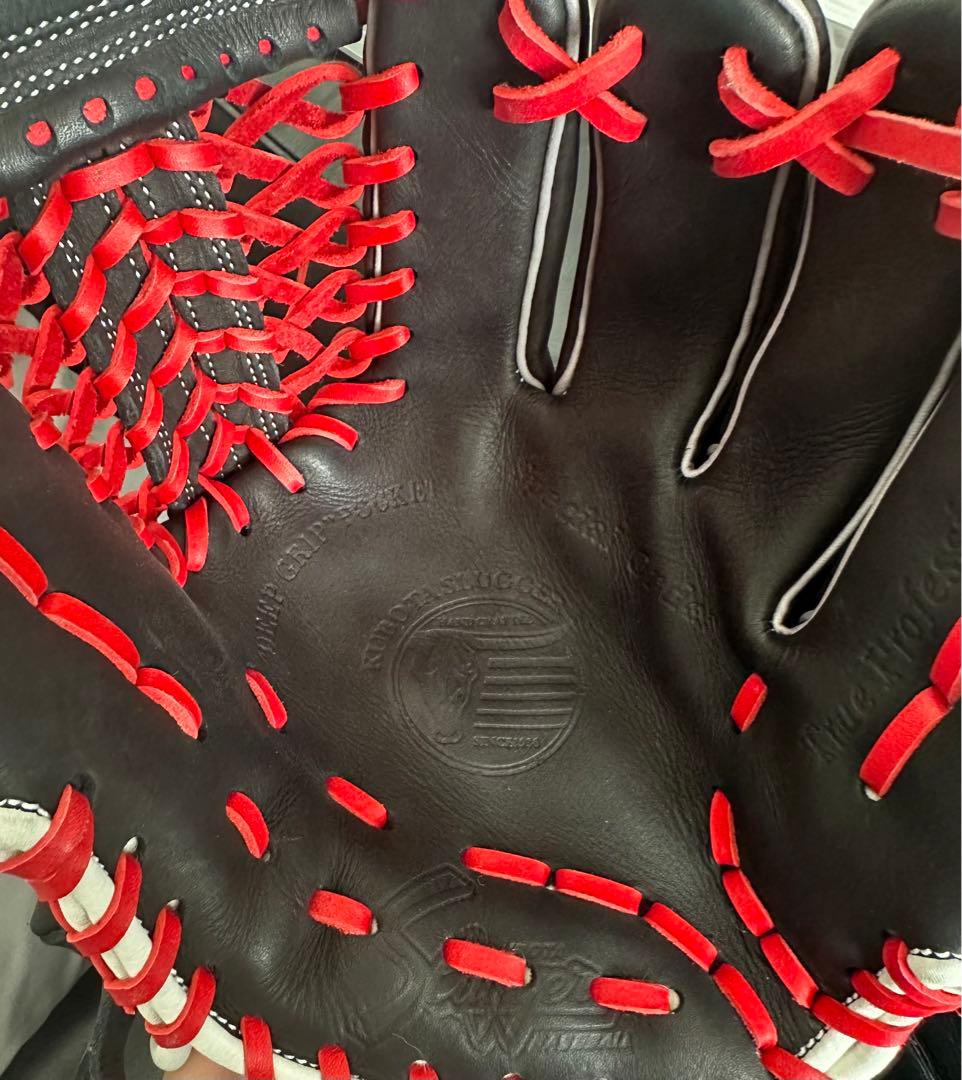 屋外 未使用品 久保田スラッガー オーダー 内野手用 湯もみ型付け済み