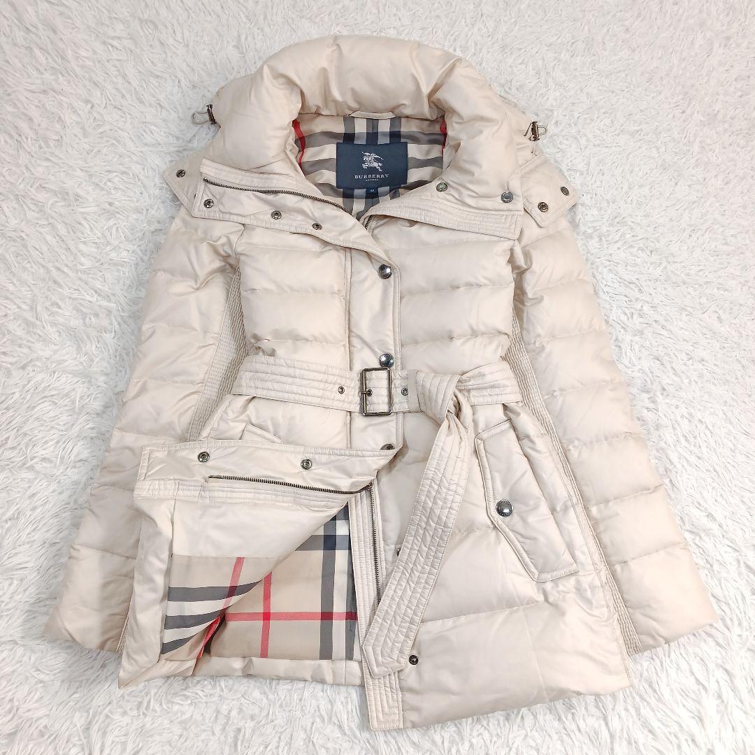 バーバリーロンドン ダウンコート ノバチェック ダウン95% 38