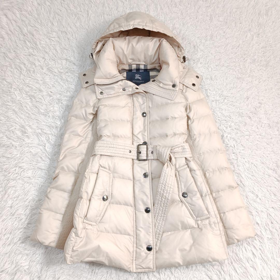 バーバリーロンドン ダウンコート ノバチェック ダウン95% 38