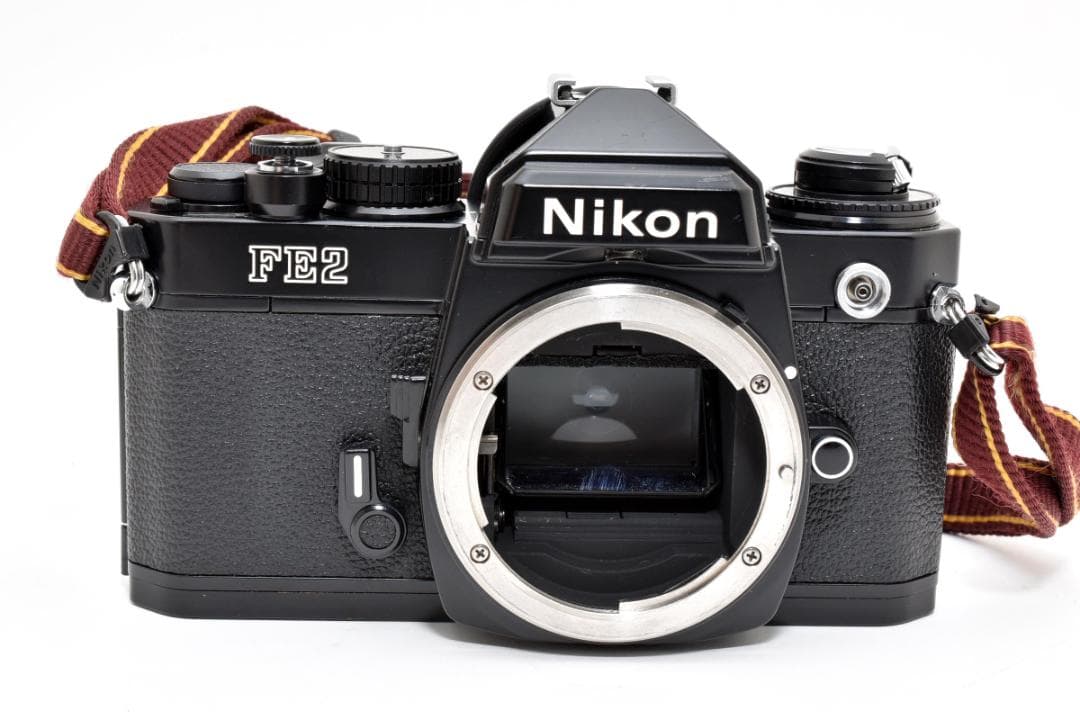 超美品 NIKON FE2 ブラック フィルムカメラ　モルト新品交換済 H298
