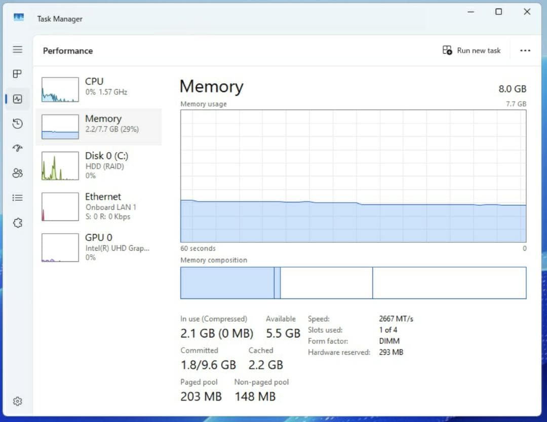 サーバー Fujitsu PRIMERGY TX1310 M5; 8GB; RAID1