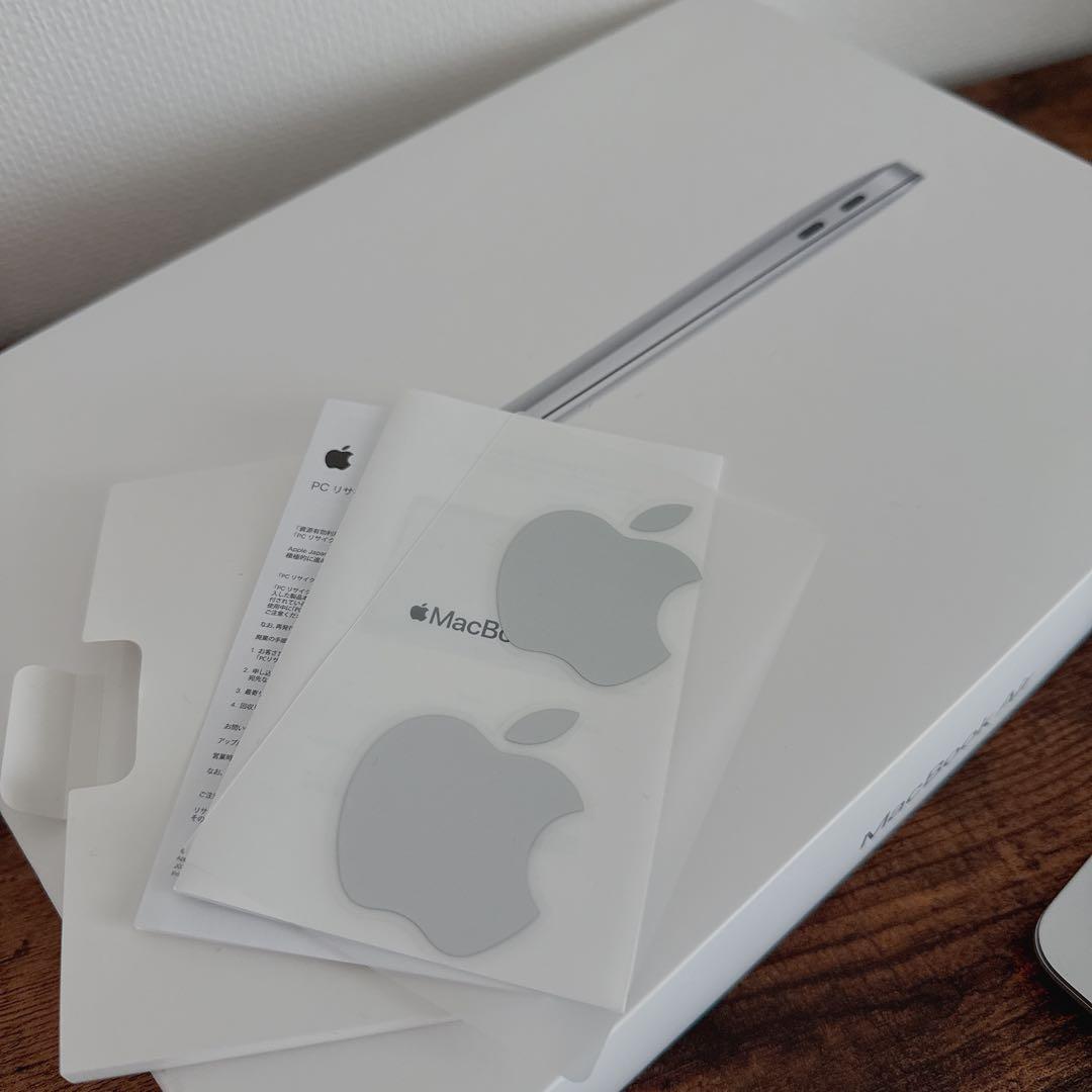 美品純正箱付きMacBookAirM1 (2020)8GBストレージ512GB