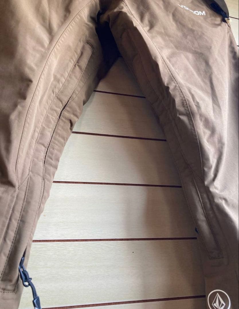 VOLCOM GORE-TEX スノーボードパンツ ブラウン SPサイズ