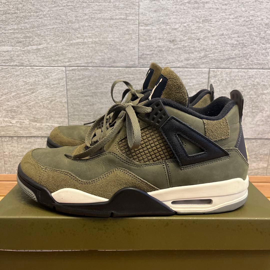と*と様 【300円スタート】Air Jordan 4 オリーブ
