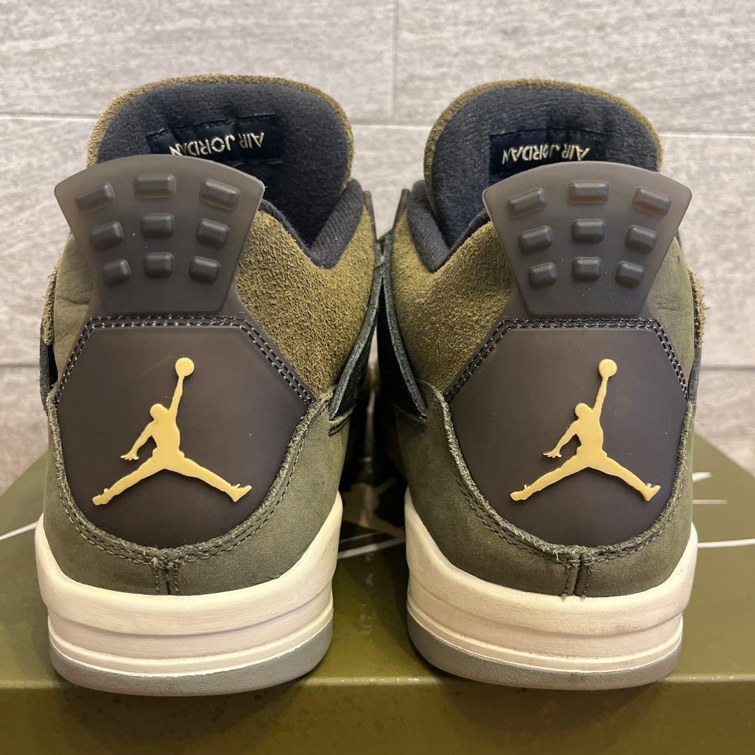 と*と様 【300円スタート】Air Jordan 4 オリーブ