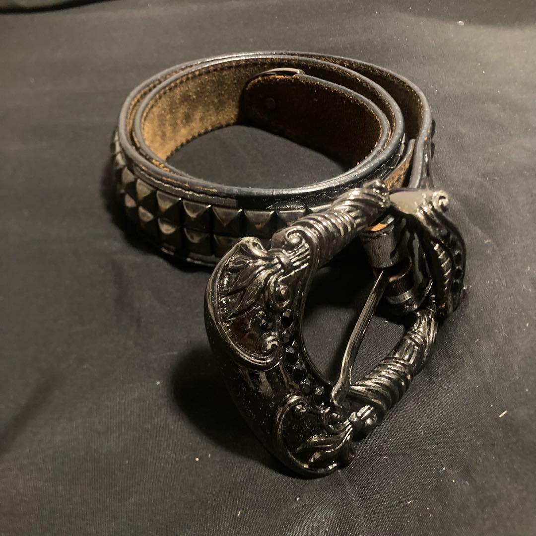 スタッズレザーベルト お兄系 y2k archive グランジ　平成　00s