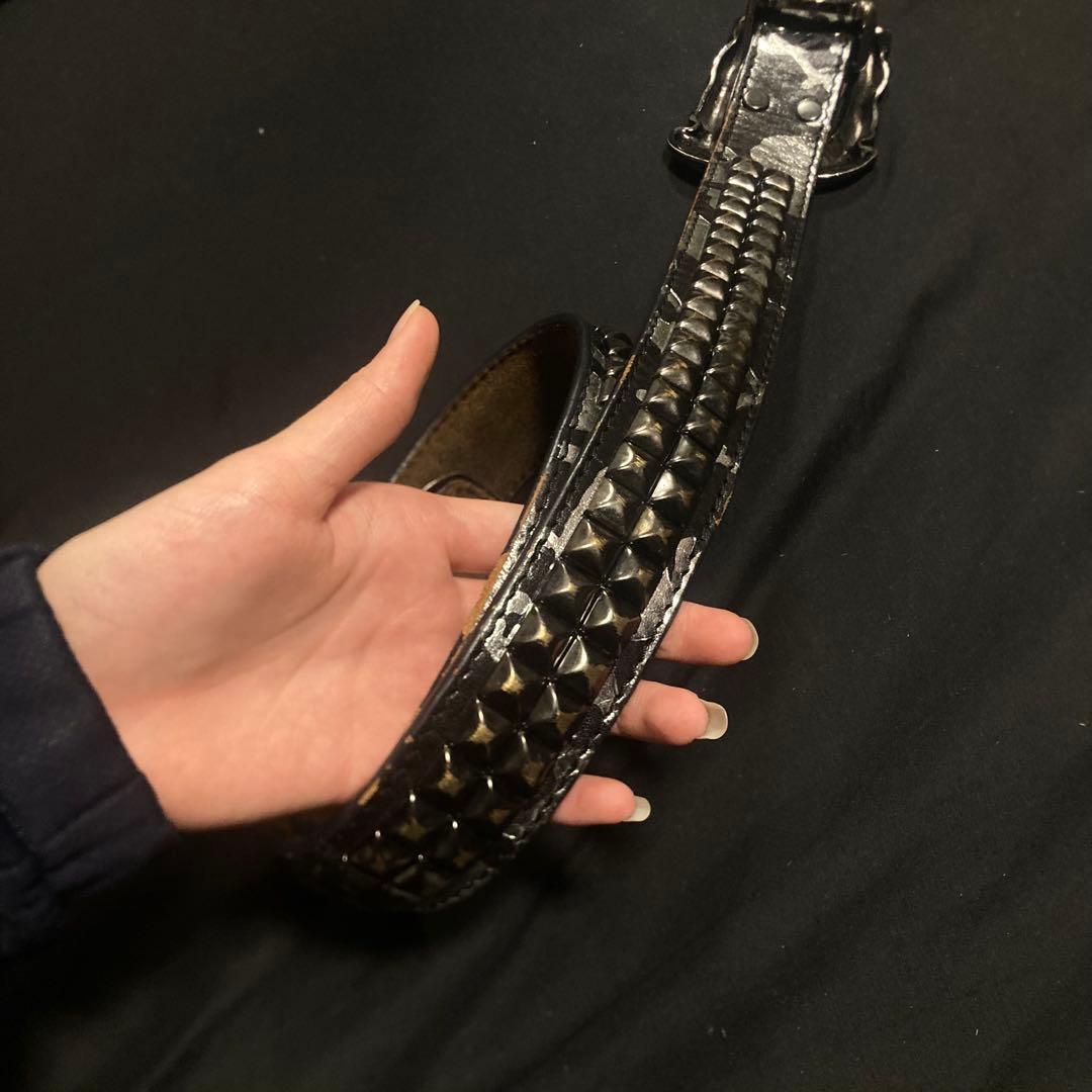 スタッズレザーベルト お兄系 y2k archive グランジ　平成　00s