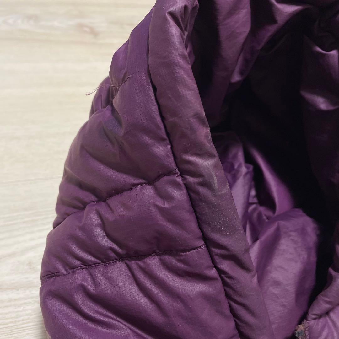 2011年製 patagonia ダウンセーターフーディ 84710 パープル