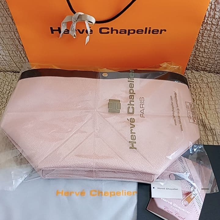 P*n様 極美品 エルベシャプリエ 725GP タラマ×モカ舟形+ハンドルカバー