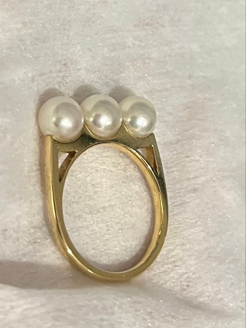 TASAKI バランス プラス リング 13号 K18 箱・保証書付 真珠6mm