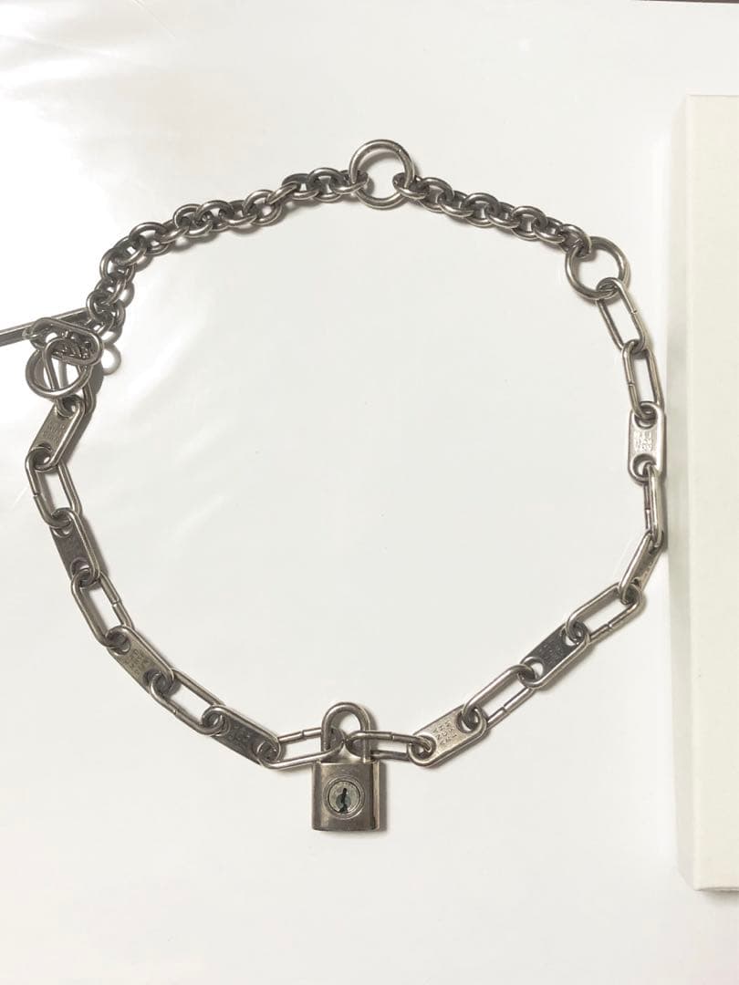 LAD MUSICIAN 22SSパドロックチェーンネックレス