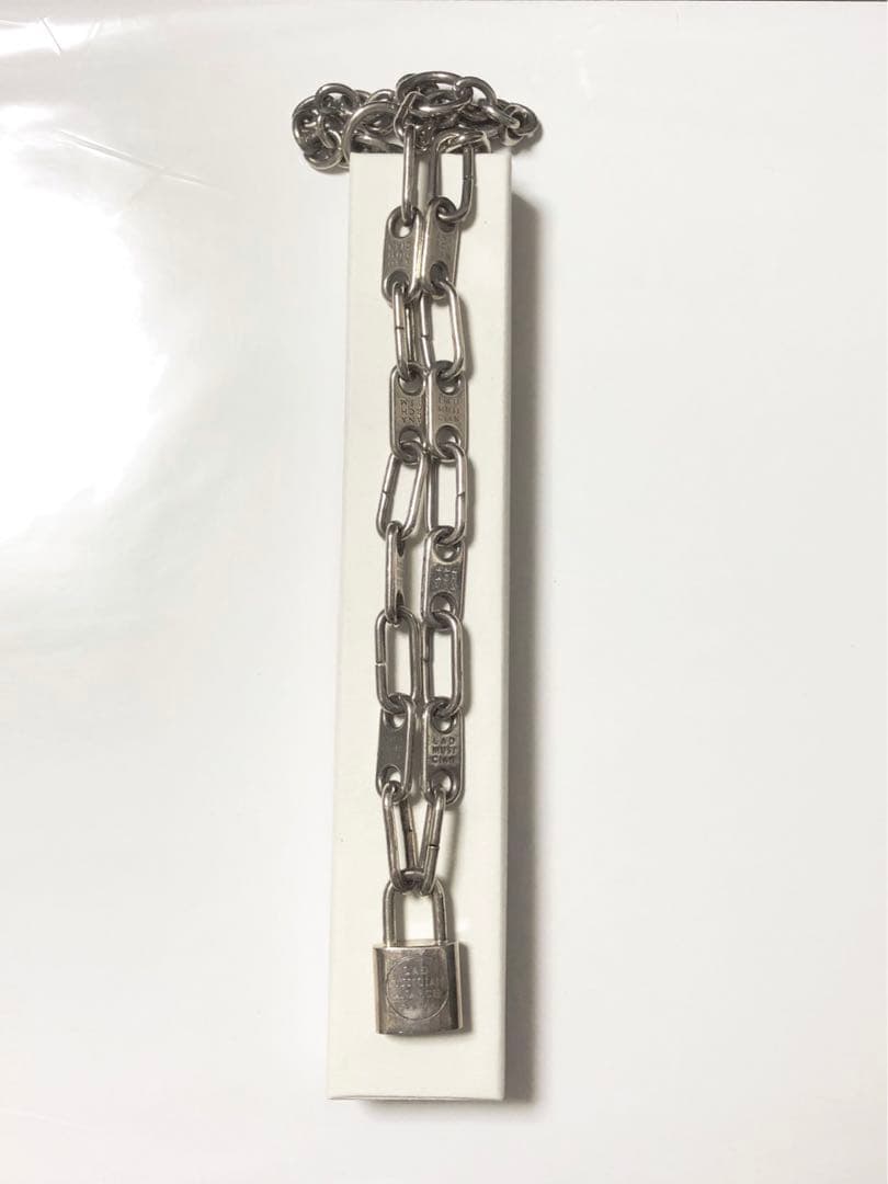 LAD MUSICIAN 22SSパドロックチェーンネックレス