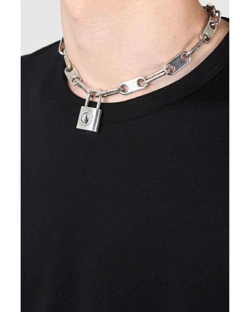 LAD MUSICIAN 22SSパドロックチェーンネックレス