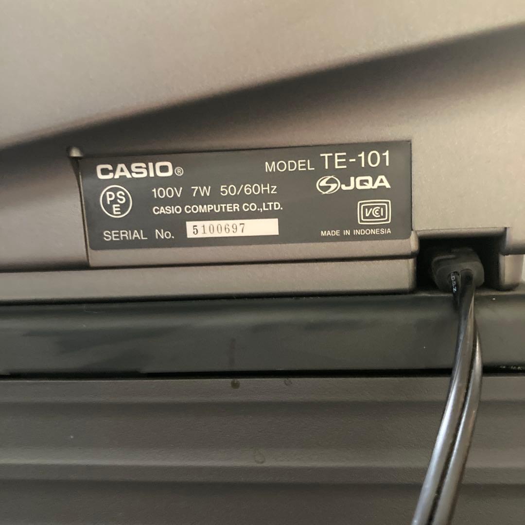 カシオ電子レジスター　TE-101