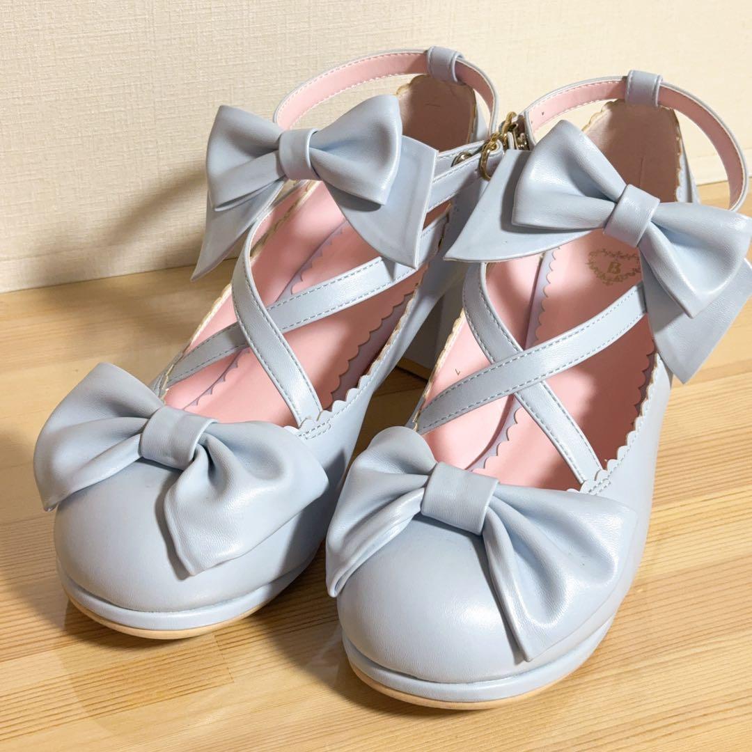 ベイビーザスターズシャインブライト Sweet Ribbonシューズ Lサイズ
