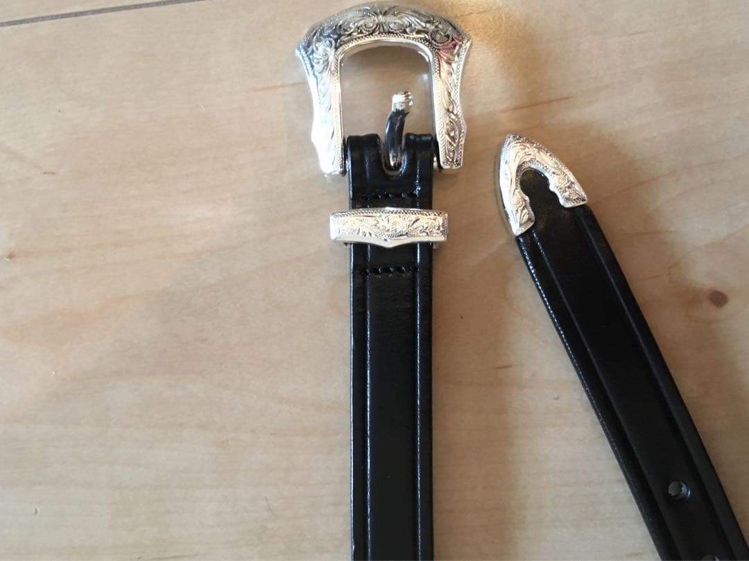 新品 38インチ TORY leather western belt