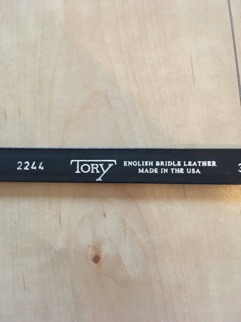 新品 38インチ TORY leather western belt