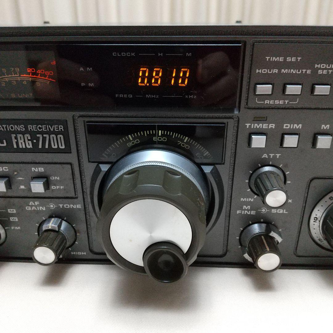 ヤエス 受信機 FRG-7700＋アンテナチューナー FRT-7700のセット