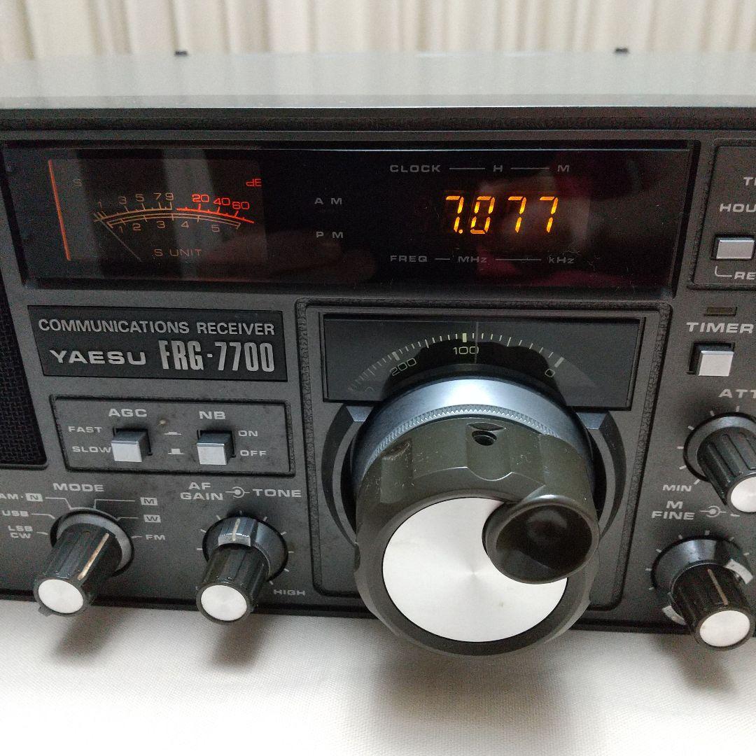 ヤエス 受信機 FRG-7700＋アンテナチューナー FRT-7700のセット