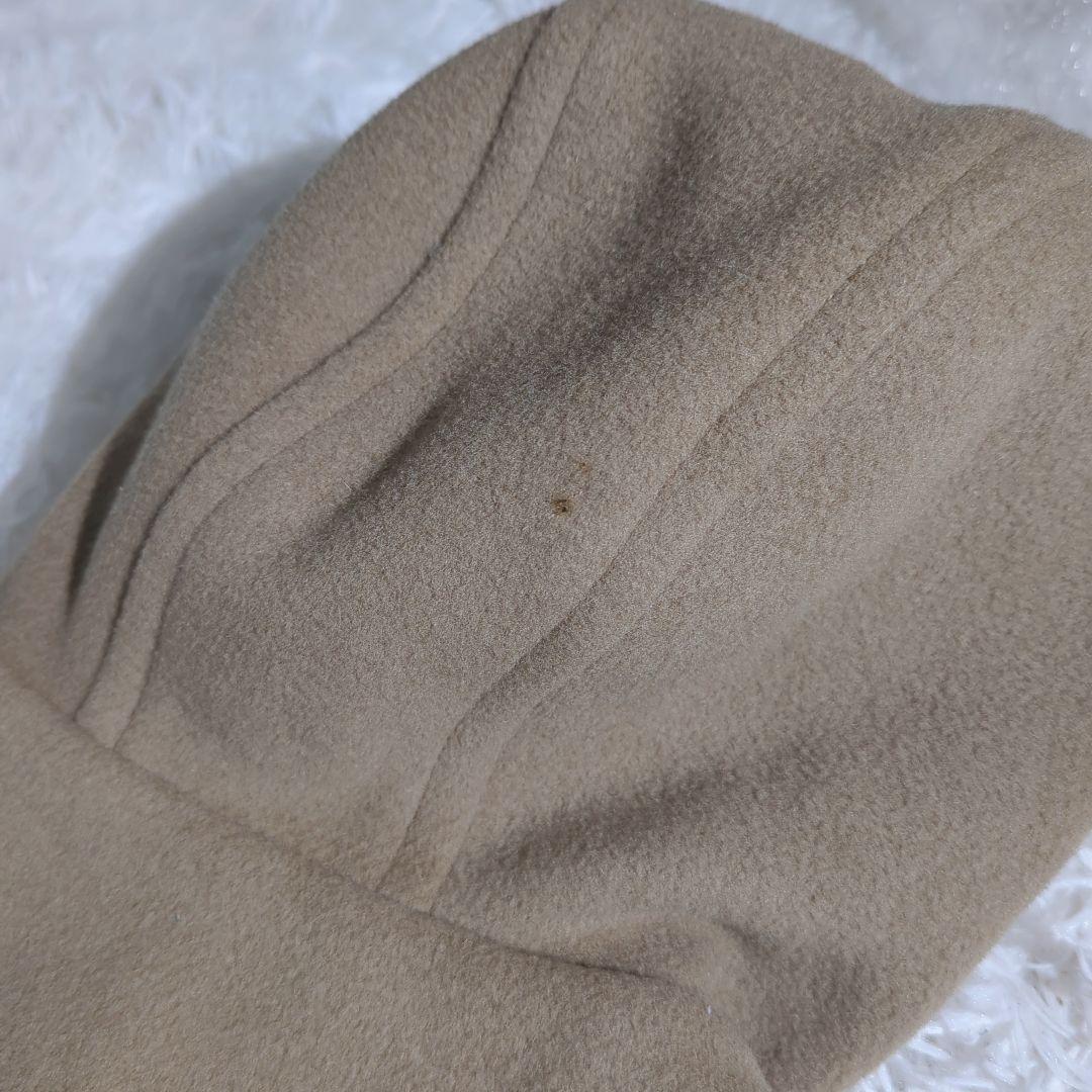 HYKE ダッフルコート ロゴ入りトグル ロングコート グレージュ