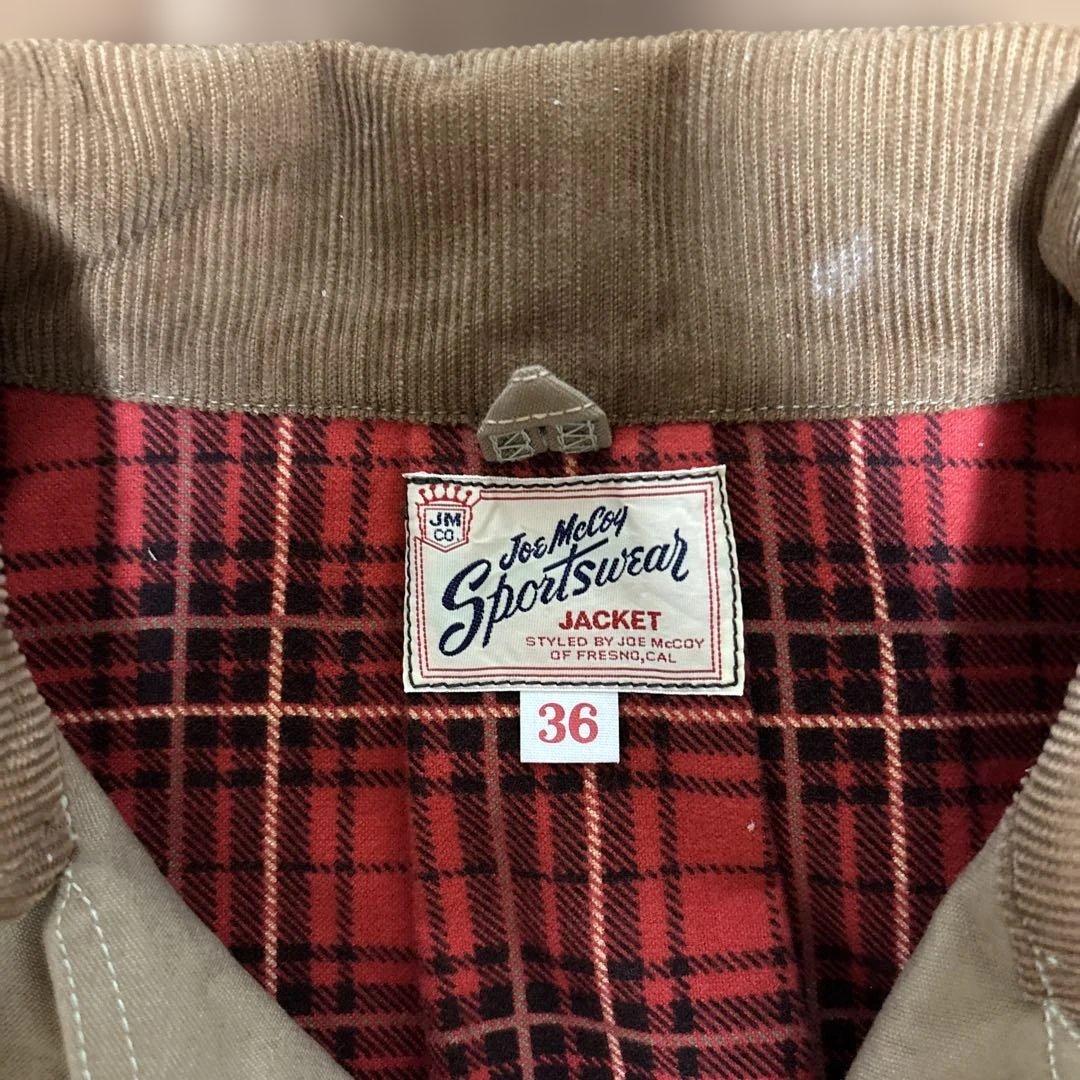 Joe McCoy Sportswear Jacket 36 ベージュ