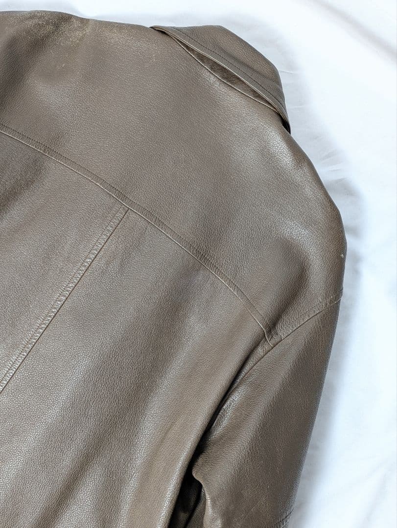 DEADSTOCK 1990s DIOR ビッグポケットレザージャケットコート