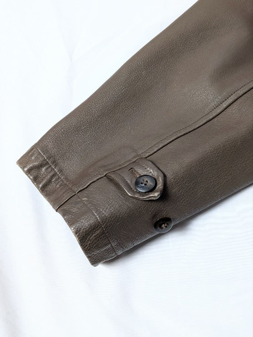 DEADSTOCK 1990s DIOR ビッグポケットレザージャケットコート