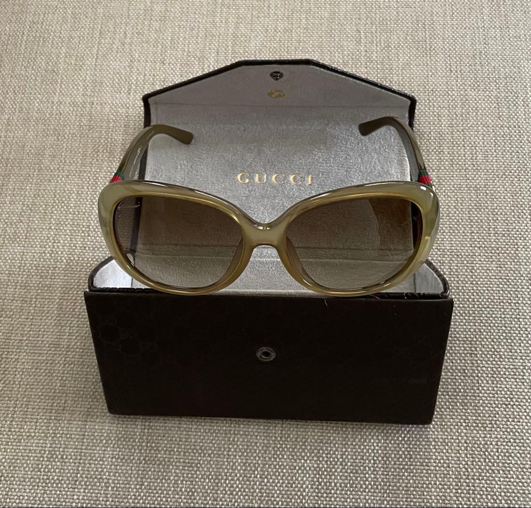 【美品】GUCCI レディースサングラス ケース付き