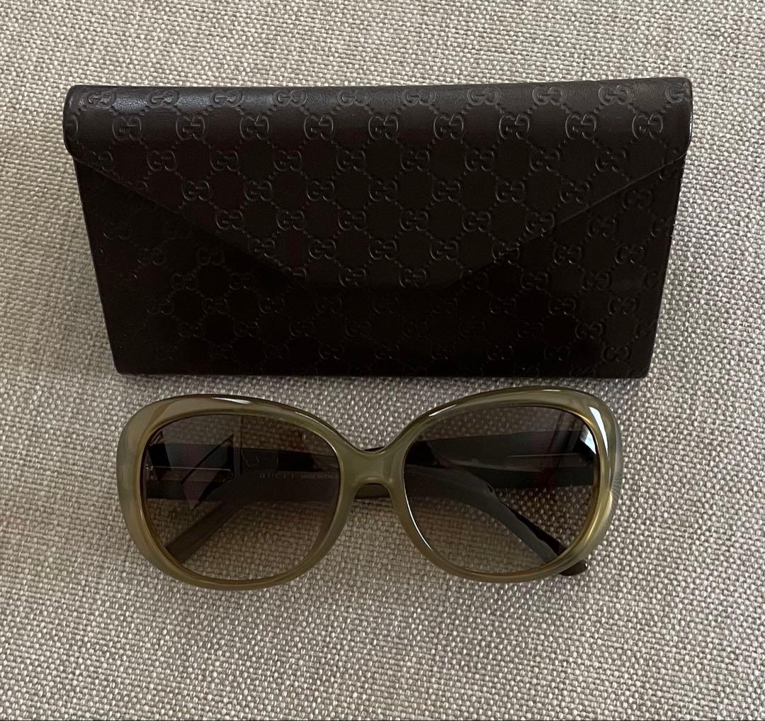 【美品】GUCCI レディースサングラス ケース付き