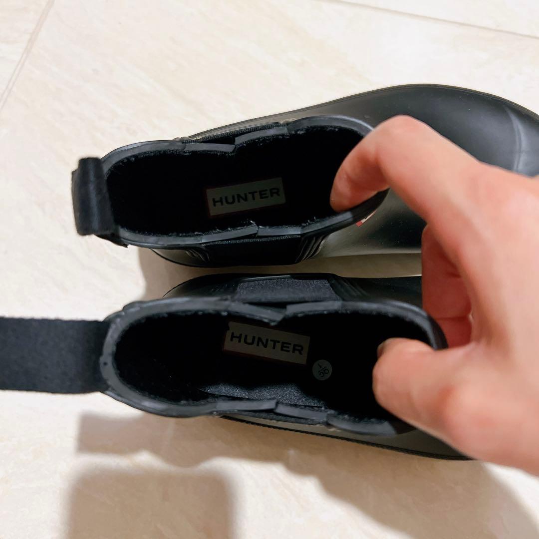 ★美品★HUNTER ハンター　オリジナルチェルシー　レインブーツ　ショート
