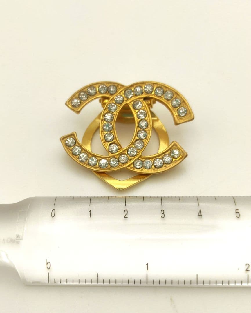 Chanel ブローチ ココ・シャネル ゴールド