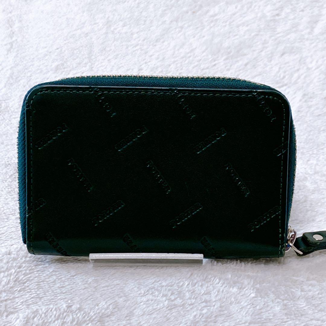美品　PORTER ポーター　エンチェイス　&カードケース　グリーン　現行