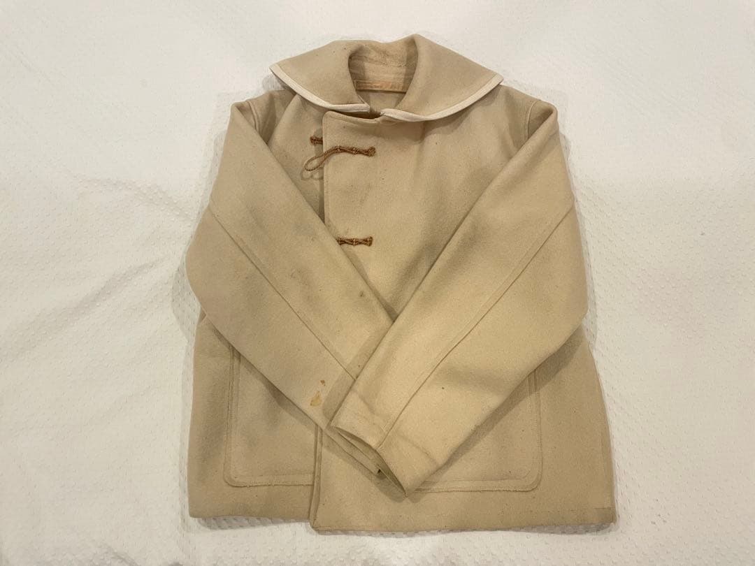 英国軍　40年代　ロイヤルネイビーショールカラーダッフル