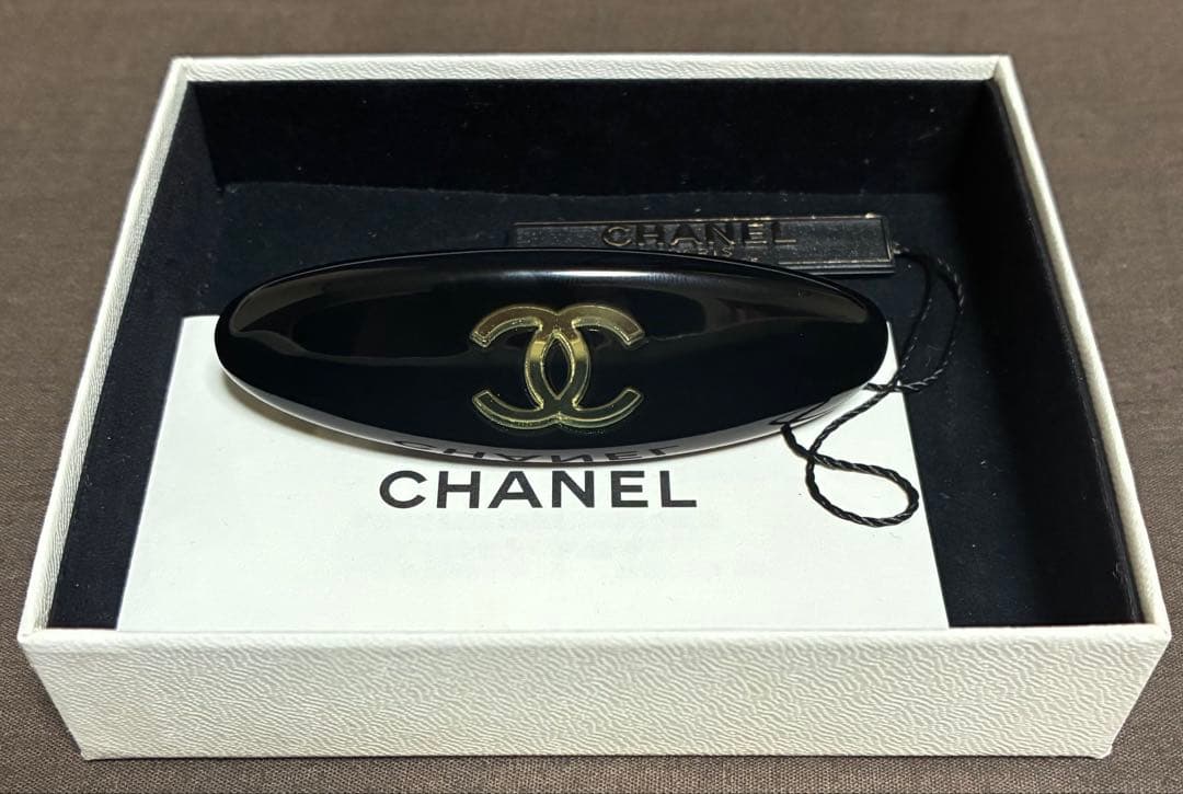 シャネル CHANEL ココマーク バレッタ ヘアアクセサリー
