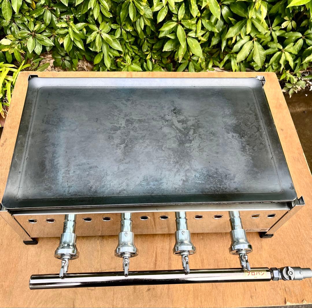 業務用鉄板焼き器　バーベキューグリル　LPG プロパンガス用