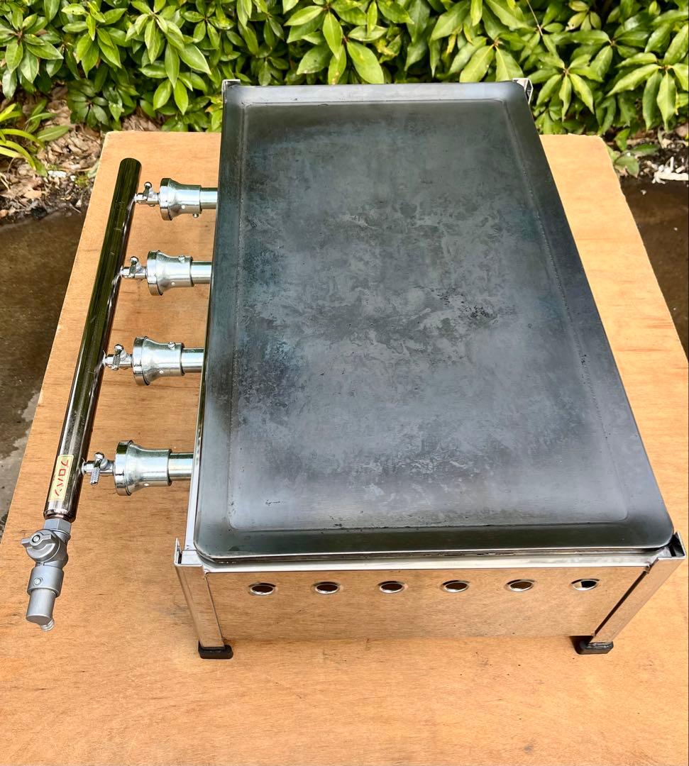 業務用鉄板焼き器　バーベキューグリル　LPG プロパンガス用