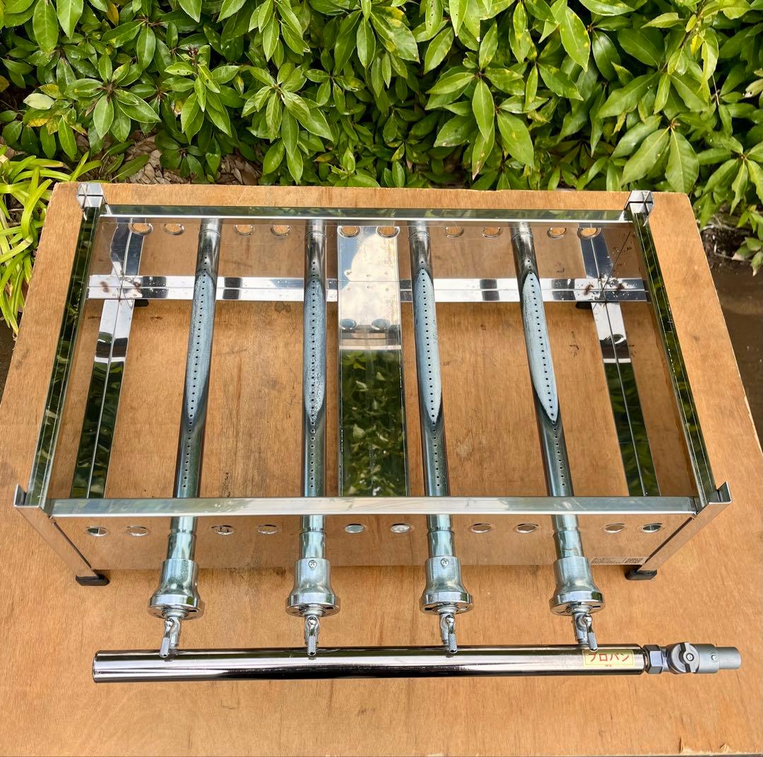 業務用鉄板焼き器　バーベキューグリル　LPG プロパンガス用