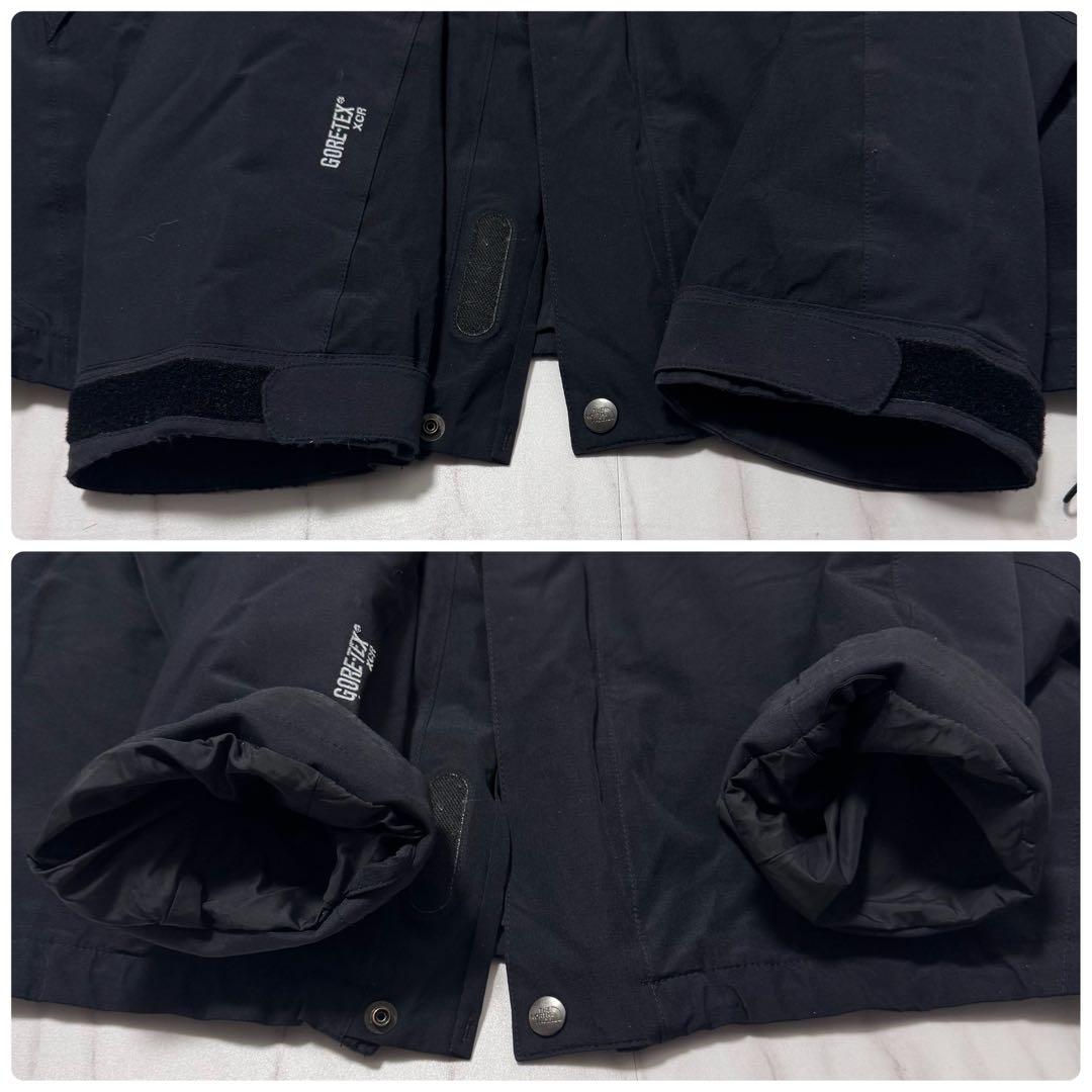 希少✨XL ノースフェイス マウンテンパーカ ゴアテックス 赤サミット ブラック