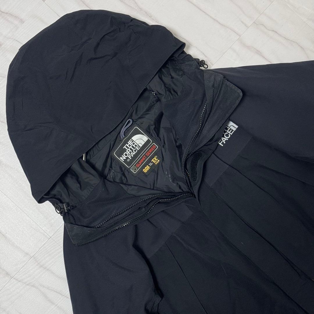 希少✨XL ノースフェイス マウンテンパーカ ゴアテックス 赤サミット ブラック