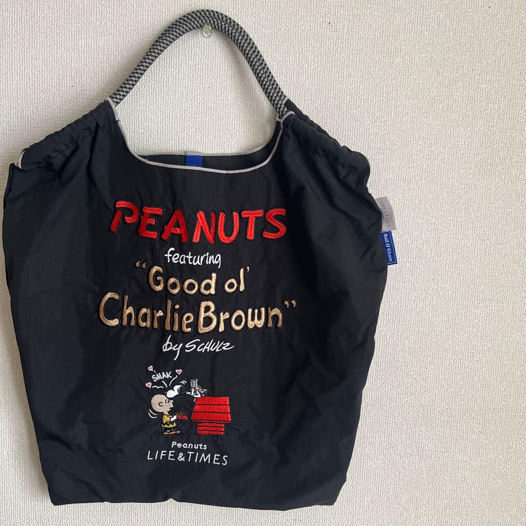 ボールアンドチェーン　阪急　スヌーピー 黒　M